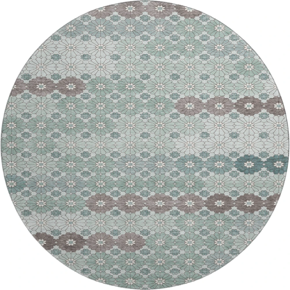 Mayfield AMF1678 Teal 8' x 8' Rug
