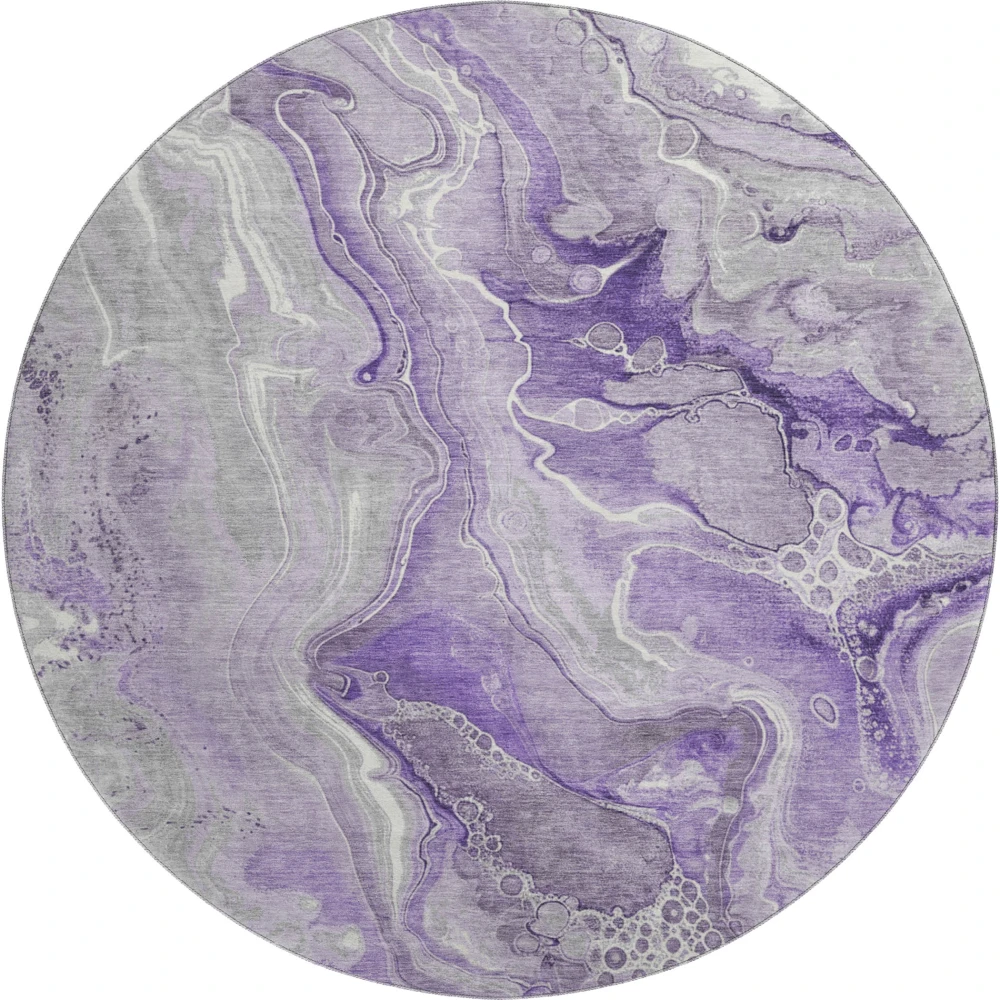 Mayfield AMF1681 Purple 8' x 8' Rug