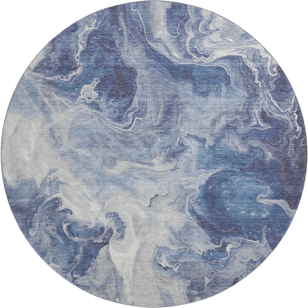 Mayfield AMF1687 Blue 8' x 8' Rug