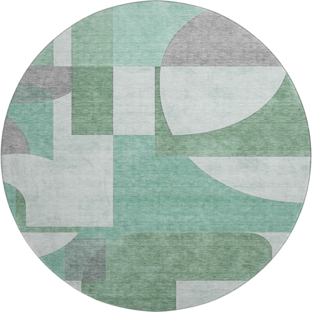 Mayfield AMF1692 Green 8' x 8' Rug