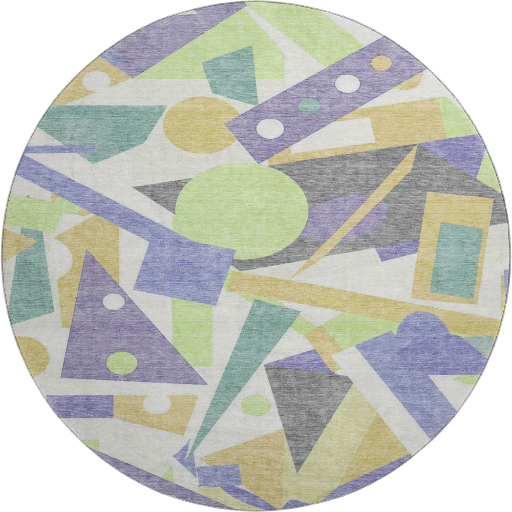 Mayfield AMF1693 Lavender 8' x 8' Rug