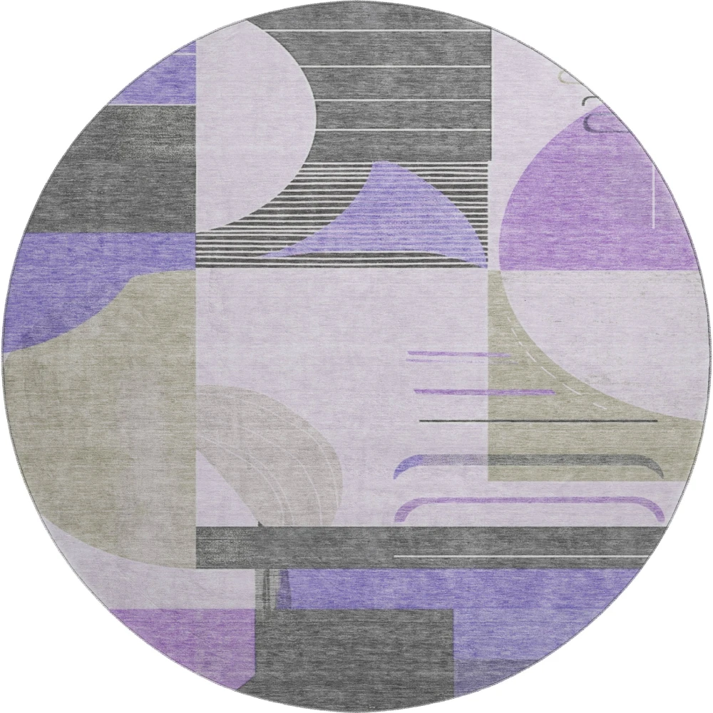 Mayfield AMF1694 Lavender 8' x 8' Rug