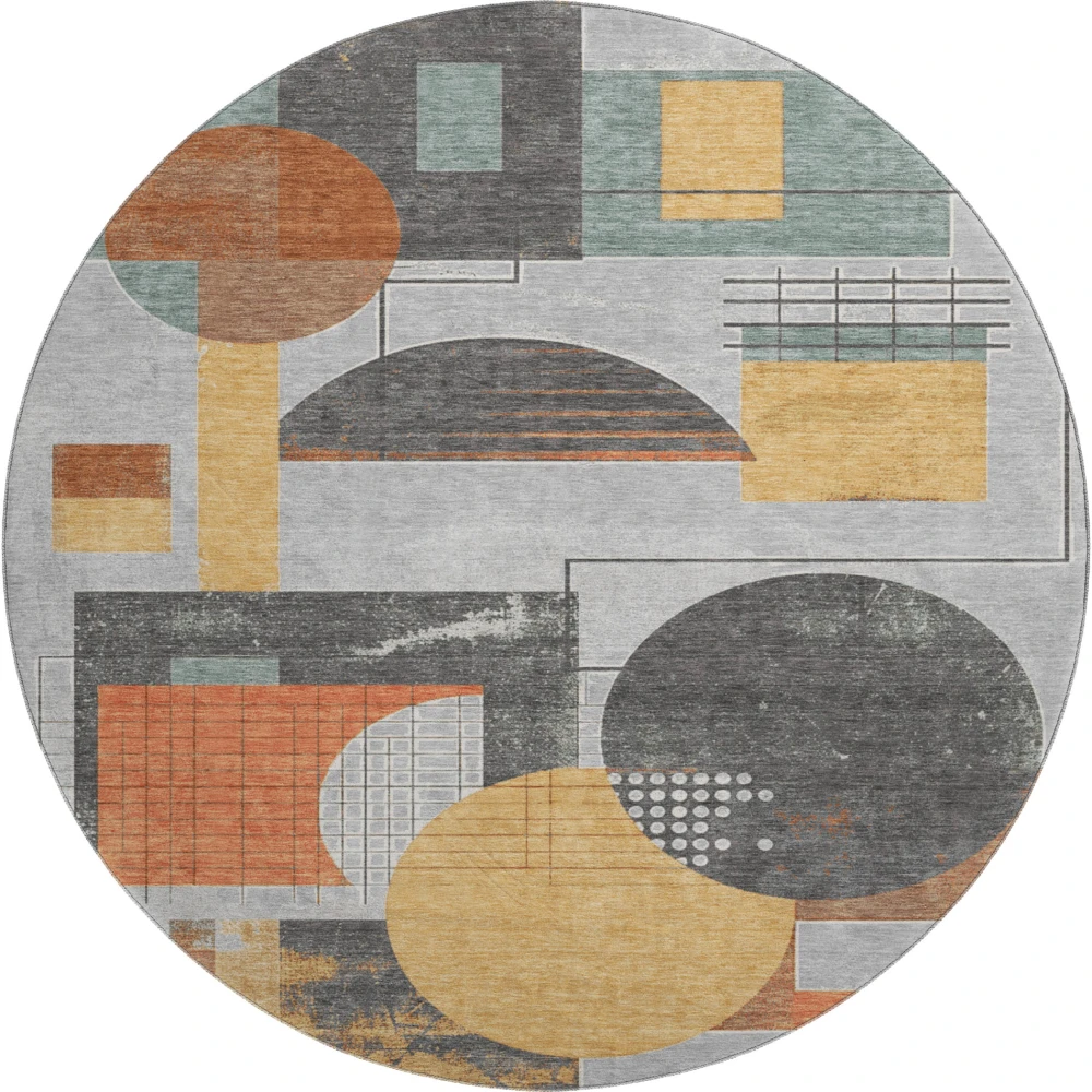 Mayfield AMF1695 Gray 8' x 8' Rug