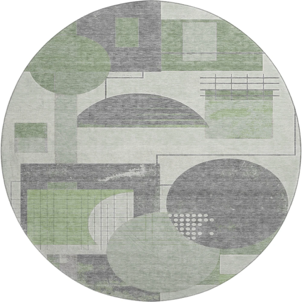 Mayfield AMF1695 Green 8' x 8' Rug