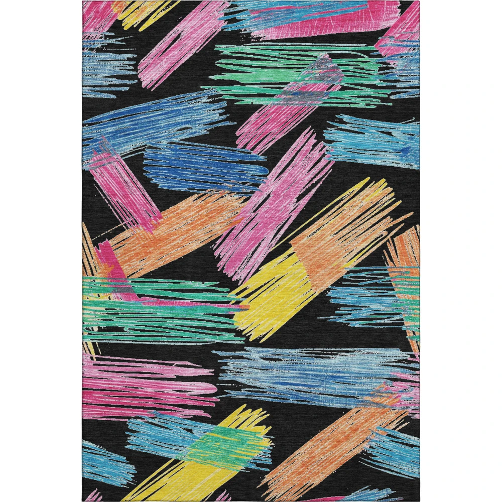 Mayfield AMF1696 Black 3' x 5' Rug