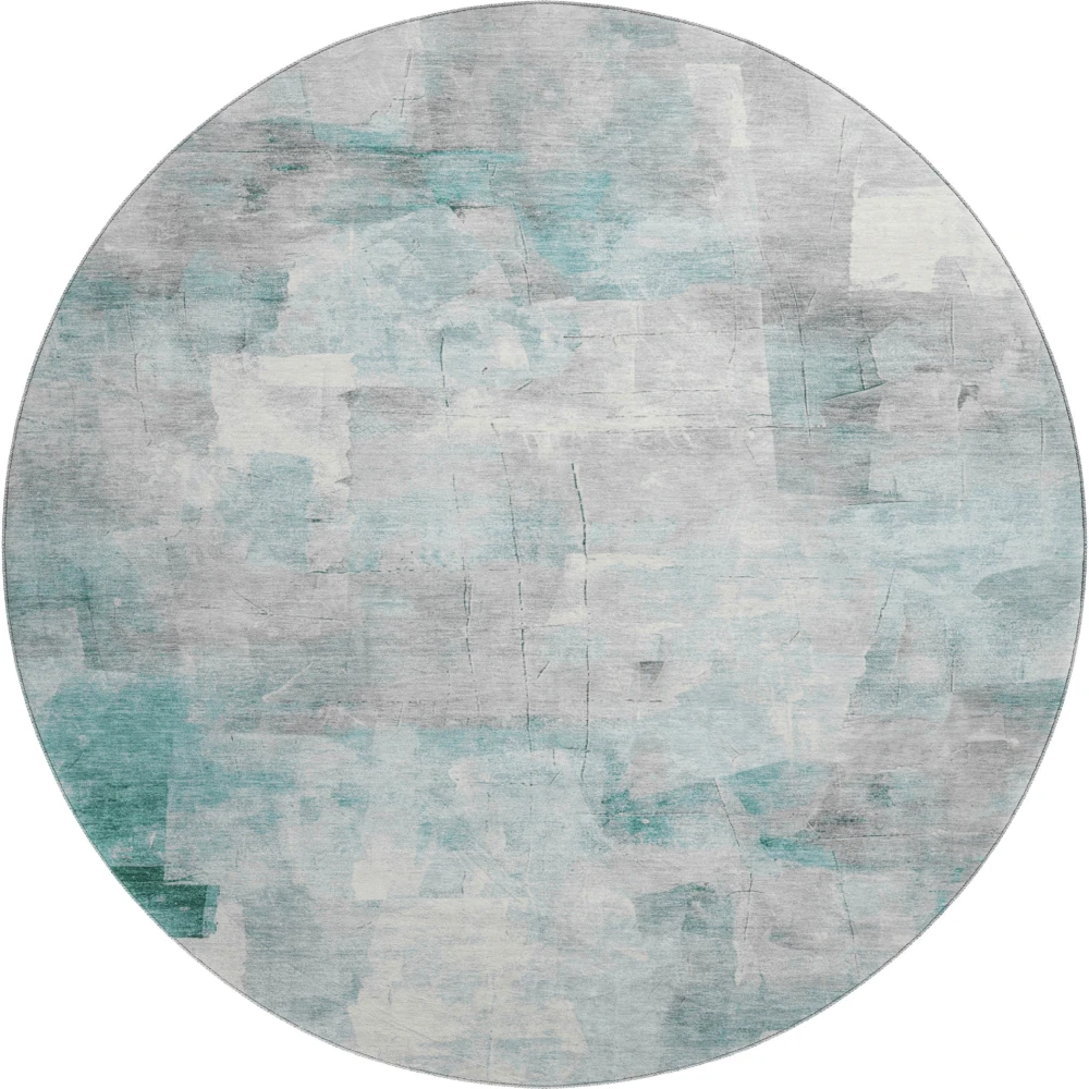 Mayfield AMF1697 Teal 8' x 8' Rug