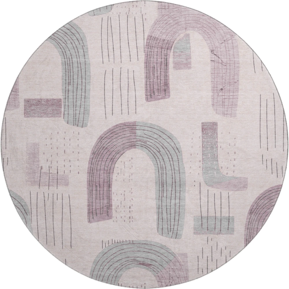 Mayfield AMF1698 Pink 8' x 8' Rug
