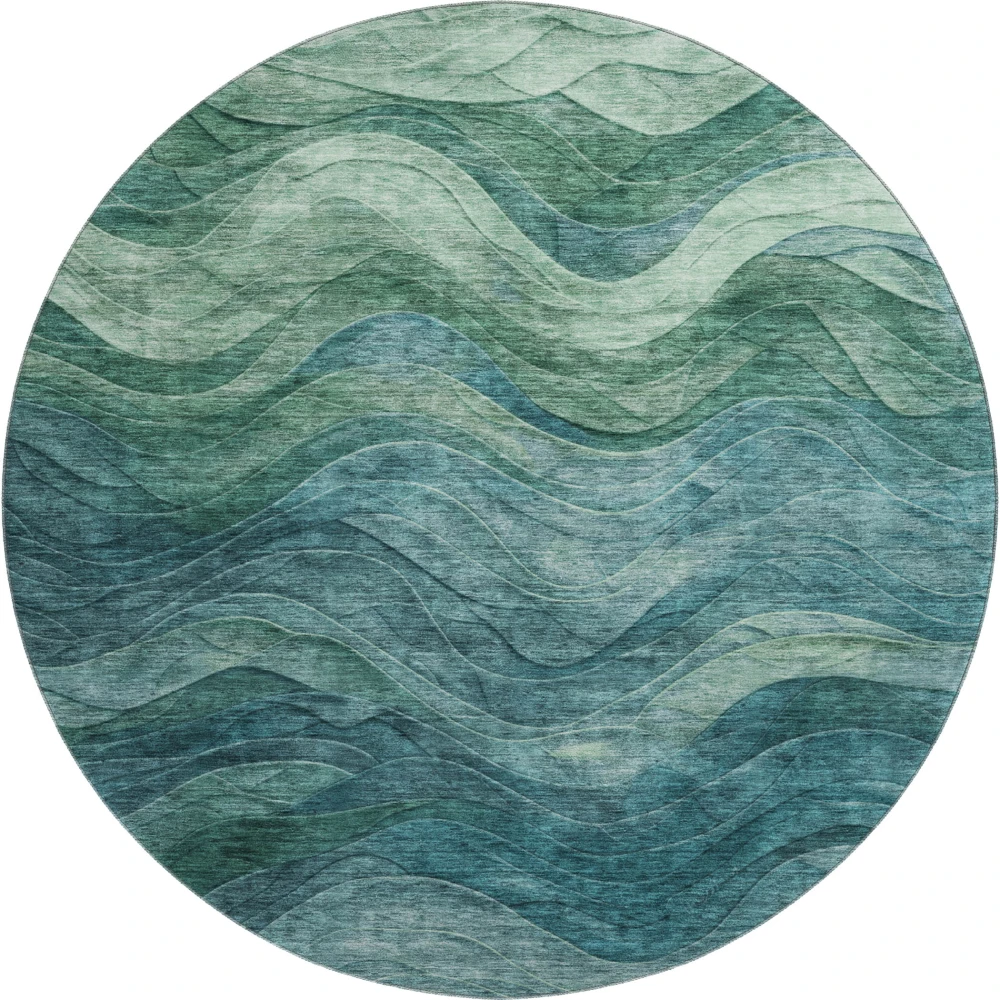 Mayfield AMF1700 Teal 8' x 8' Rug