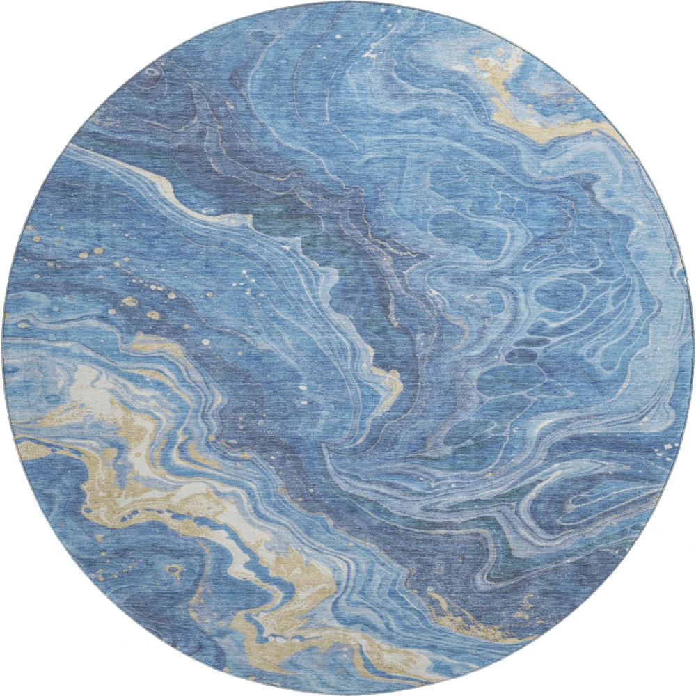 Mayfield AMF1701 Blue 8' x 8' Rug
