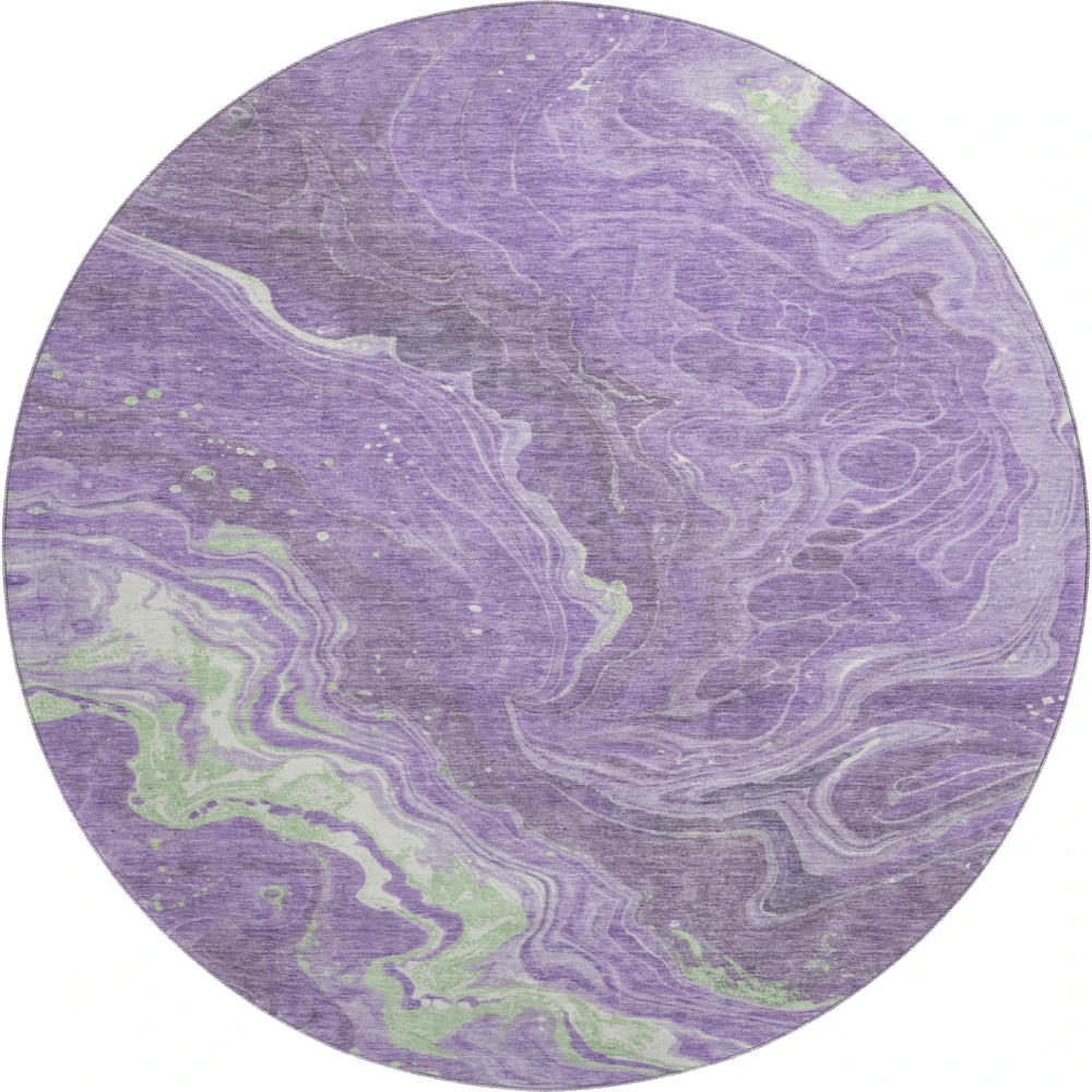 Mayfield AMF1701 Purple 8' x 8' Rug