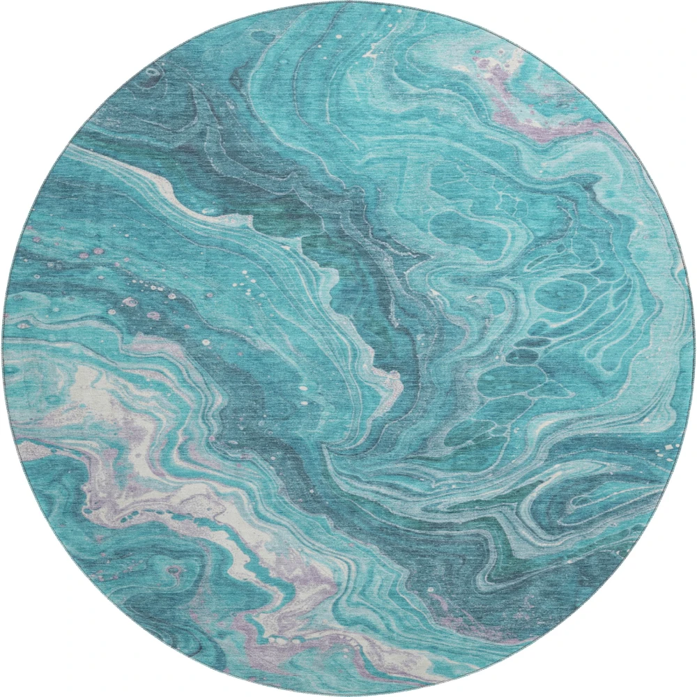 Mayfield AMF1701 Teal 8' x 8' Rug