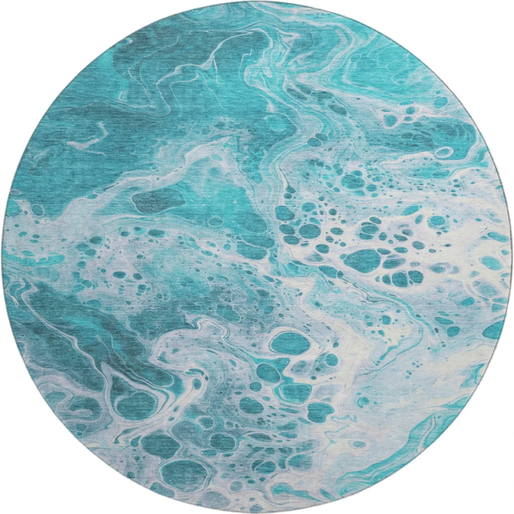 Mayfield AMF1705 Teal 8' x 8' Rug