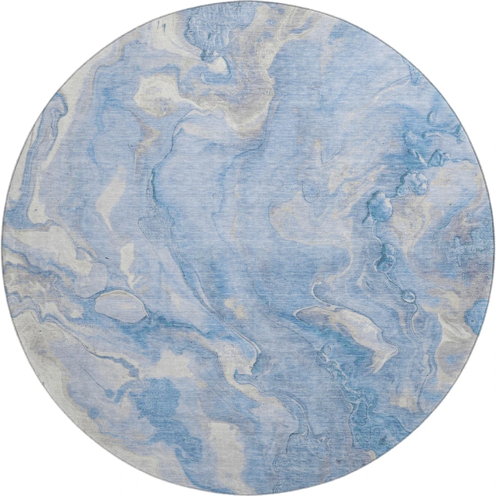 Mayfield AMF1707 Blue 8' x 8' Rug