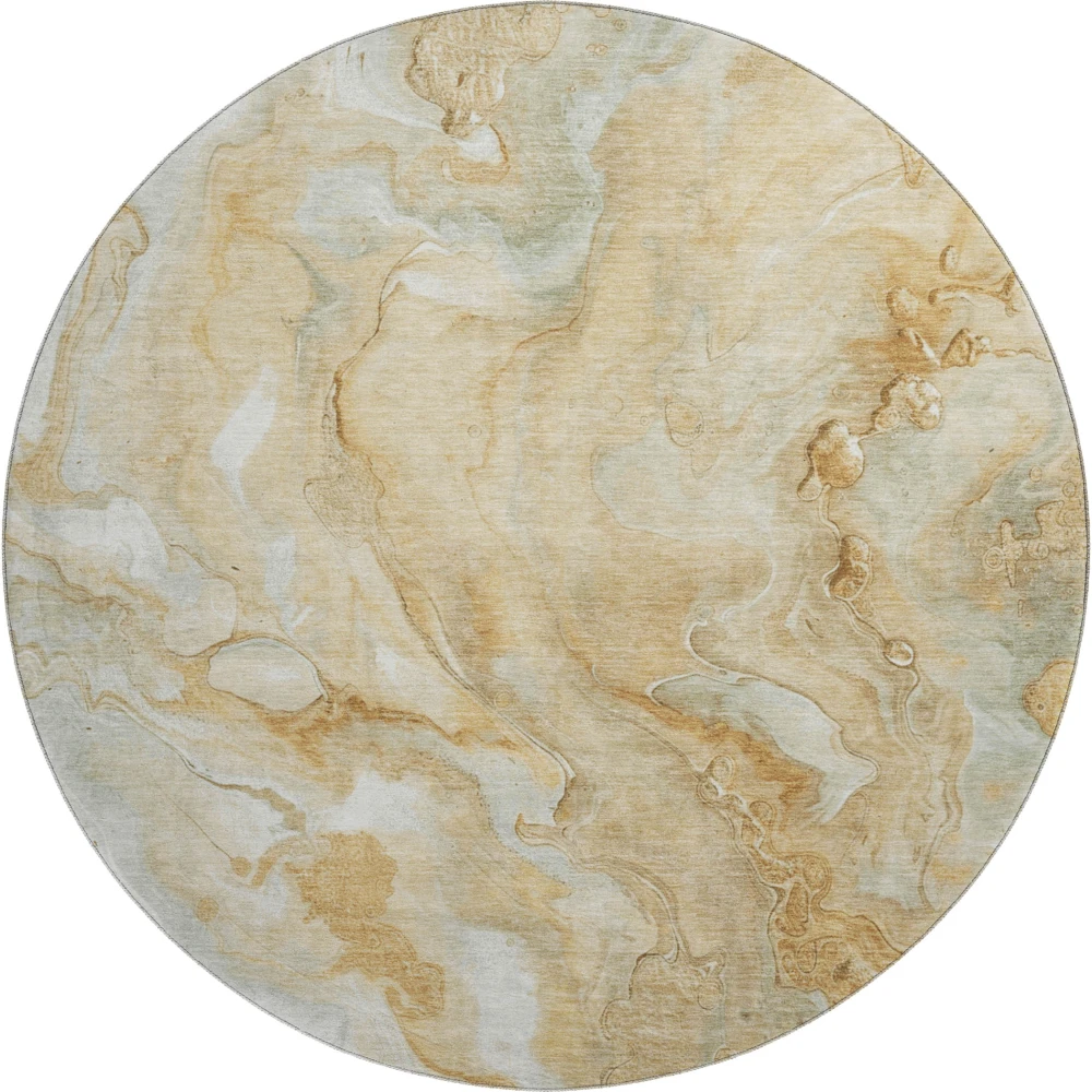 Mayfield AMF1707 Gold 8' x 8' Rug