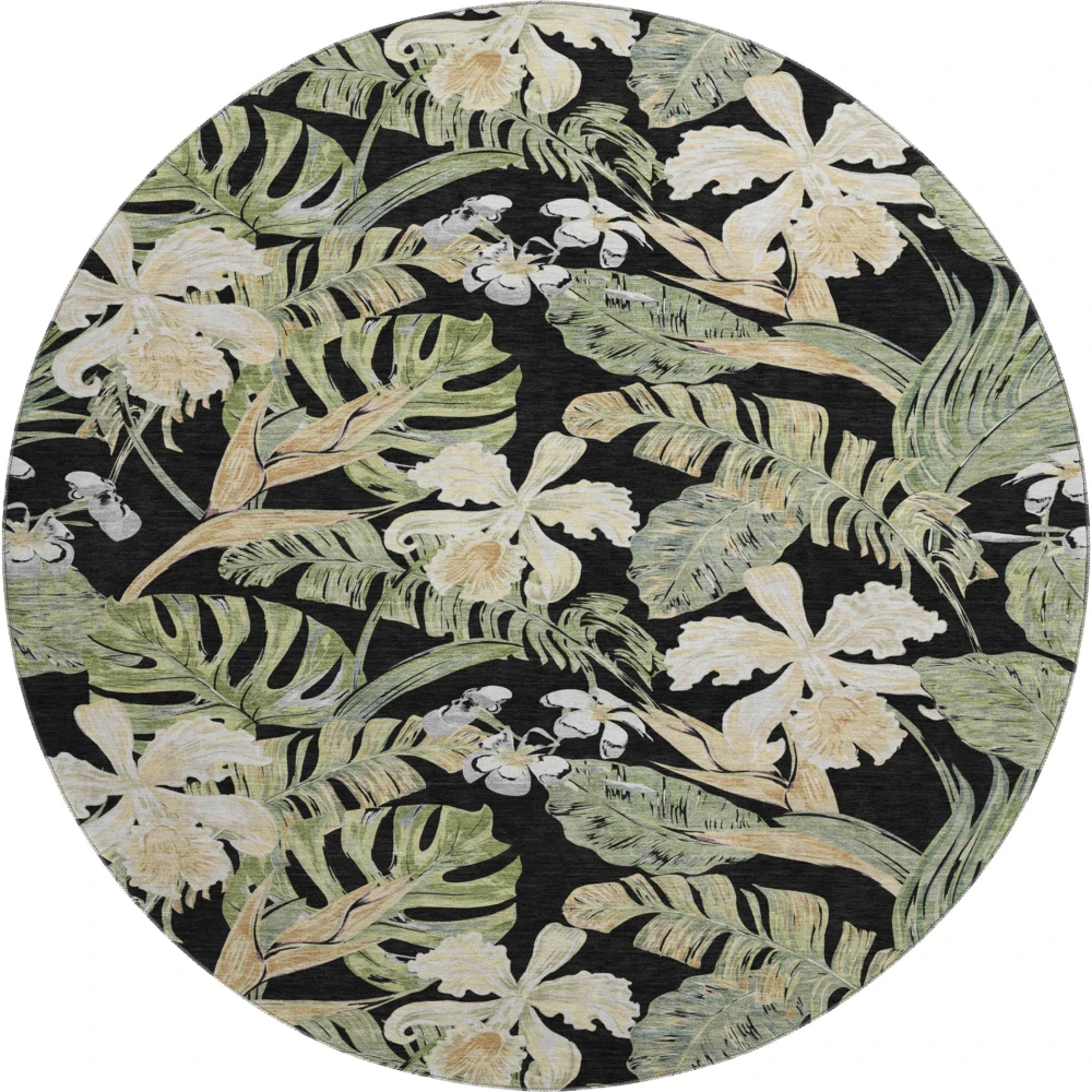 Mayfield AMF1708 Black 8' x 8' Rug