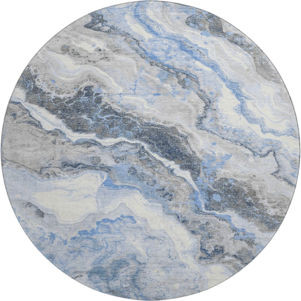Mayfield AMF1709 Blue 8' x 8' Rug