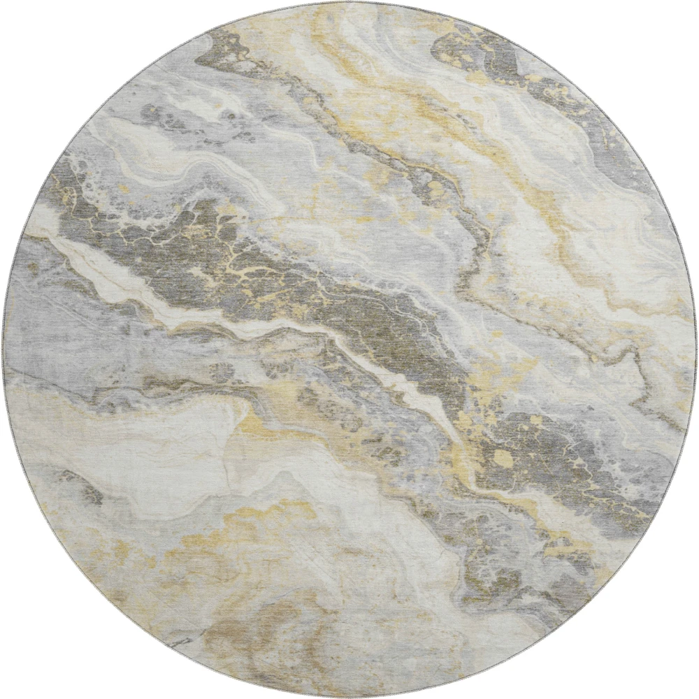 Mayfield AMF1709 Gold 8' x 8' Rug