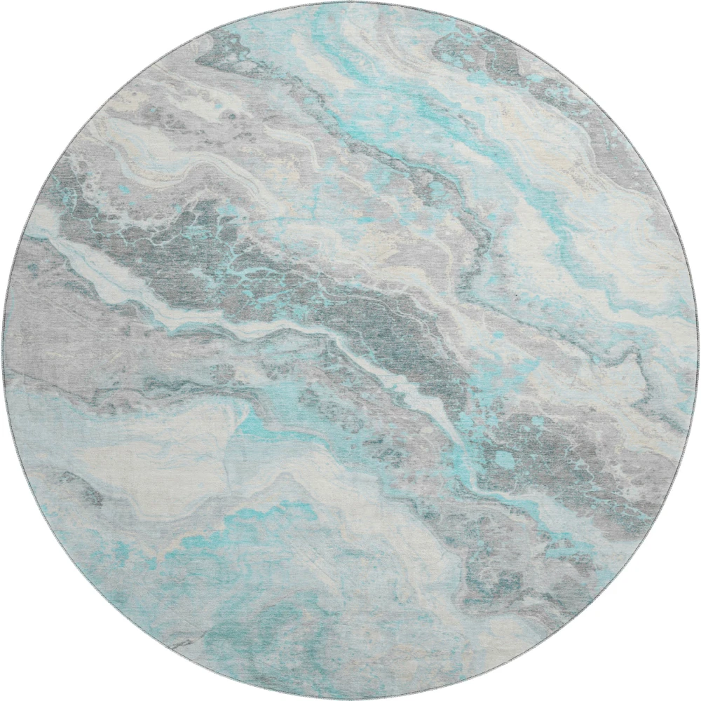 Mayfield AMF1709 Teal 8' x 8' Rug