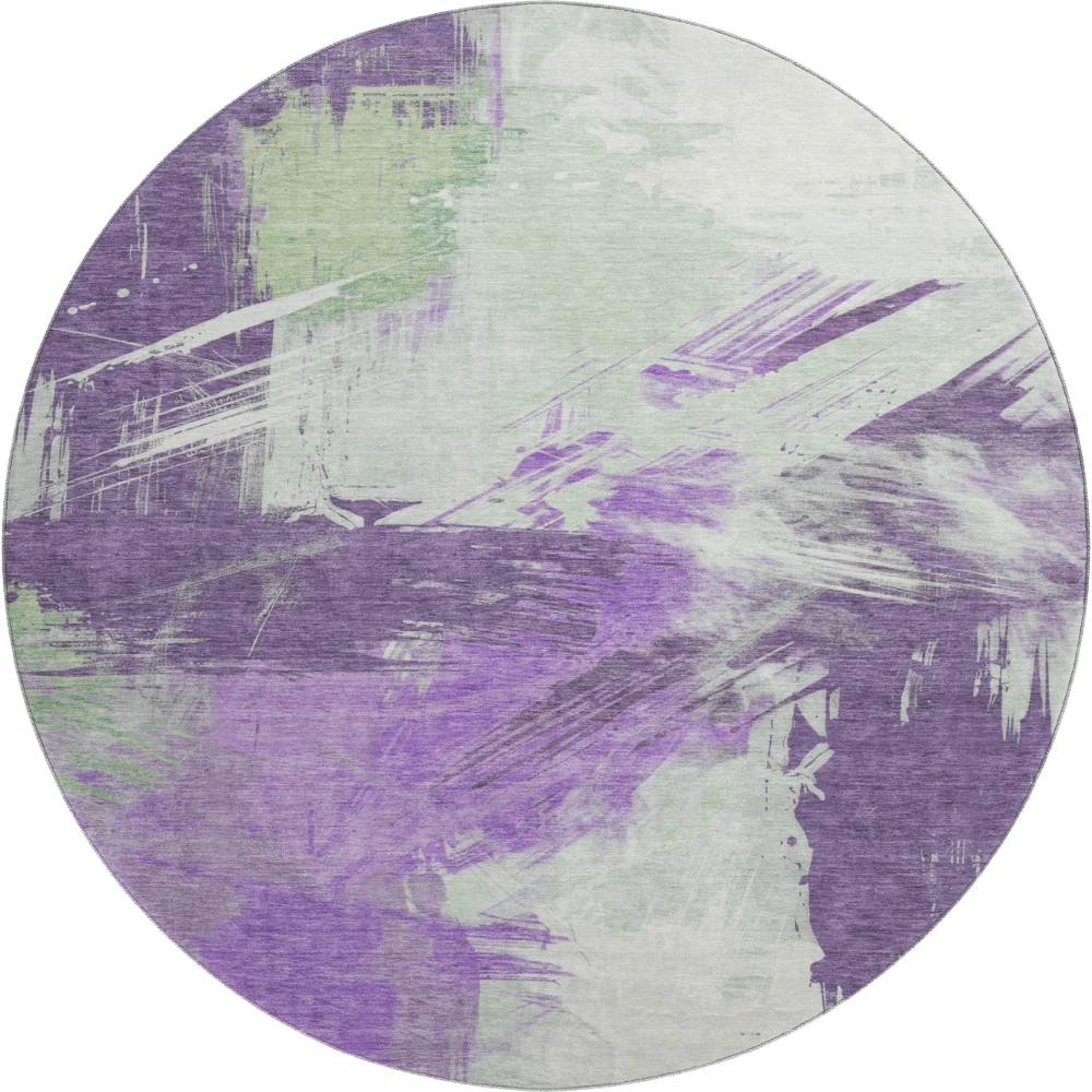 Mayfield AMF1711 Purple 8' x 8' Rug