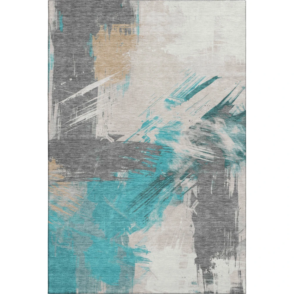 Mayfield AMF1711 Teal 10' x 14' Rug