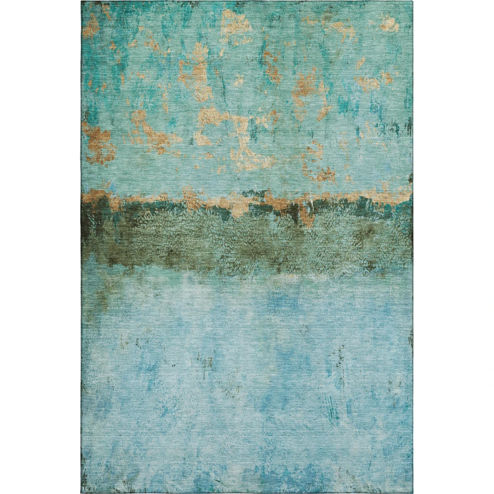 Mayfield AMF1716 Teal 9' x 12' Rug