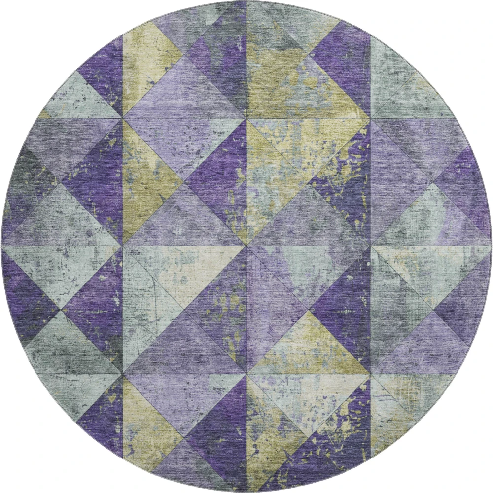 Mayfield AMF1721 Eggplant 8' x 8' Rug