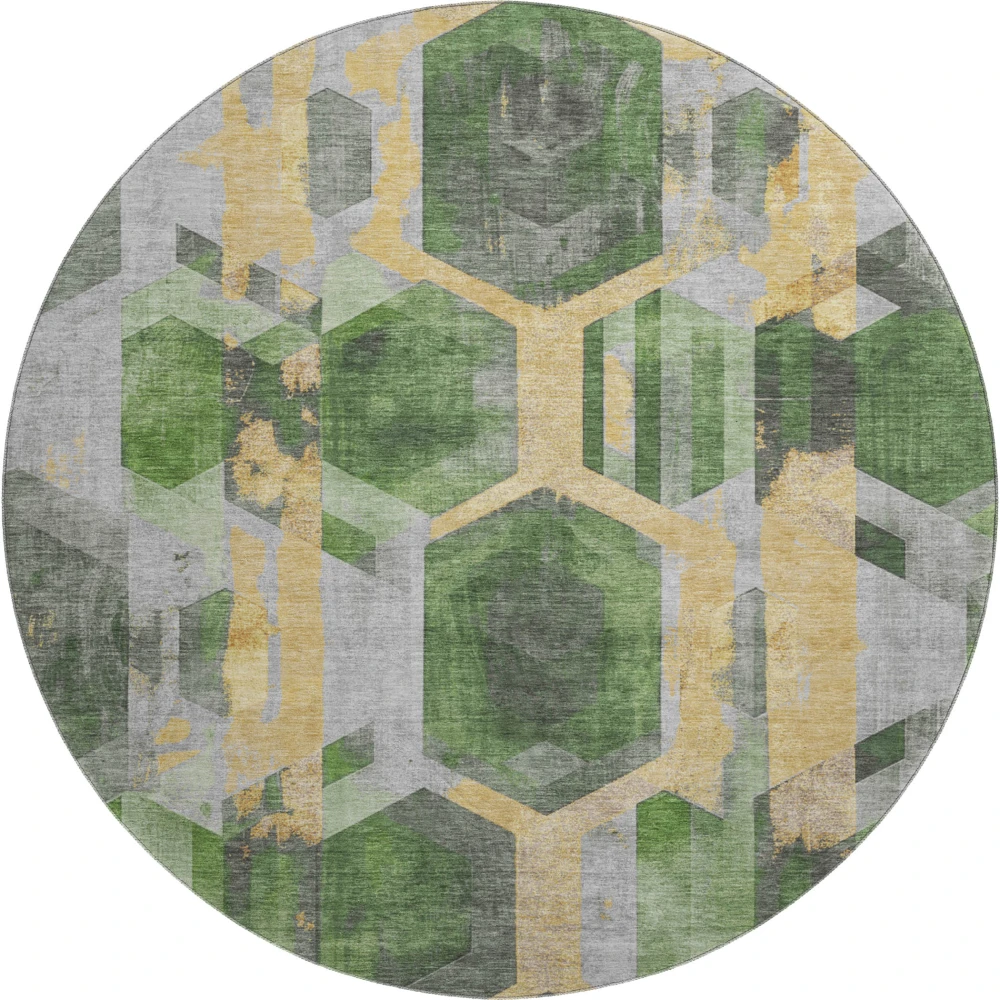 Mayfield AMF1722 Green 8' x 8' Rug