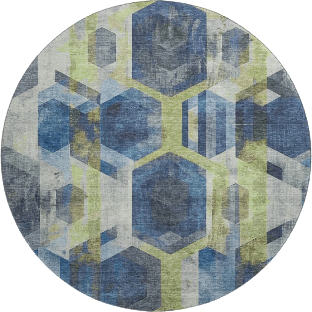 Mayfield AMF1722 Navy 8' x 8' Rug