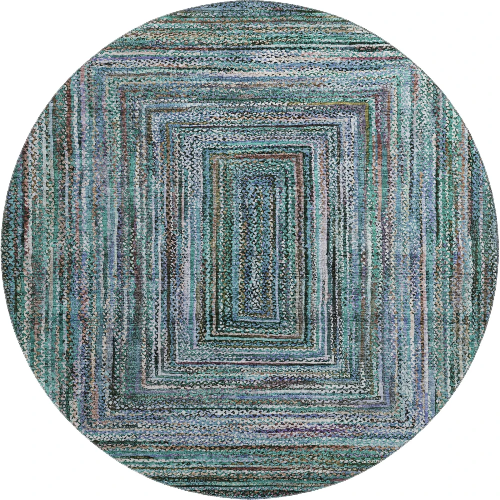 Mayfield AMF1725 Teal 8' x 8' Rug