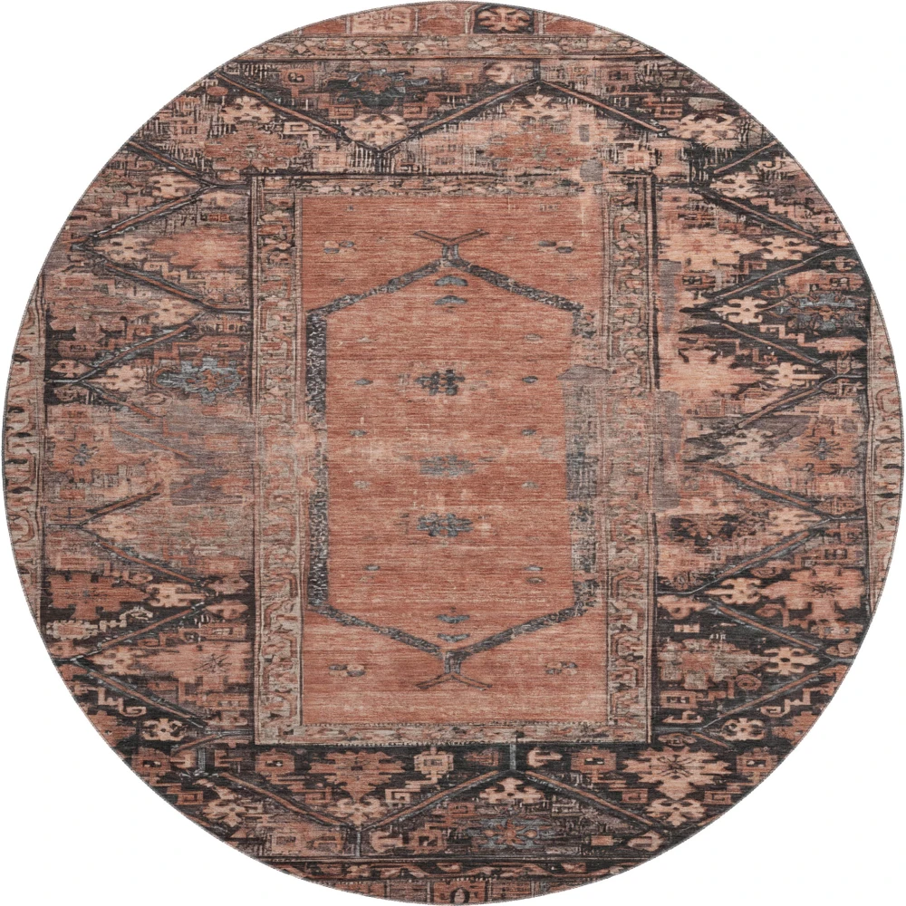 Mayfield AMF1727 Terracotta 8' x 8' Rug