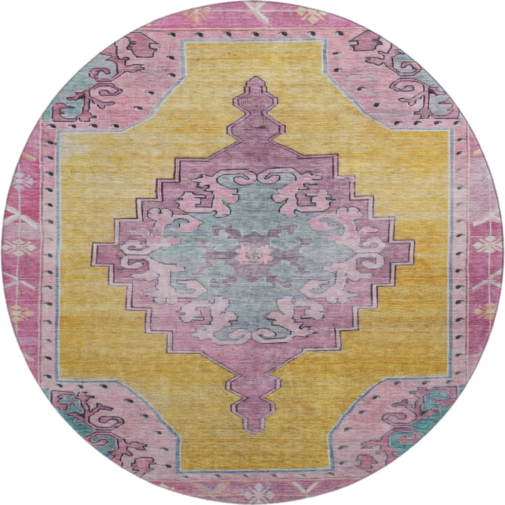 Mayfield AMF1731 Gold 8' x 8' Rug