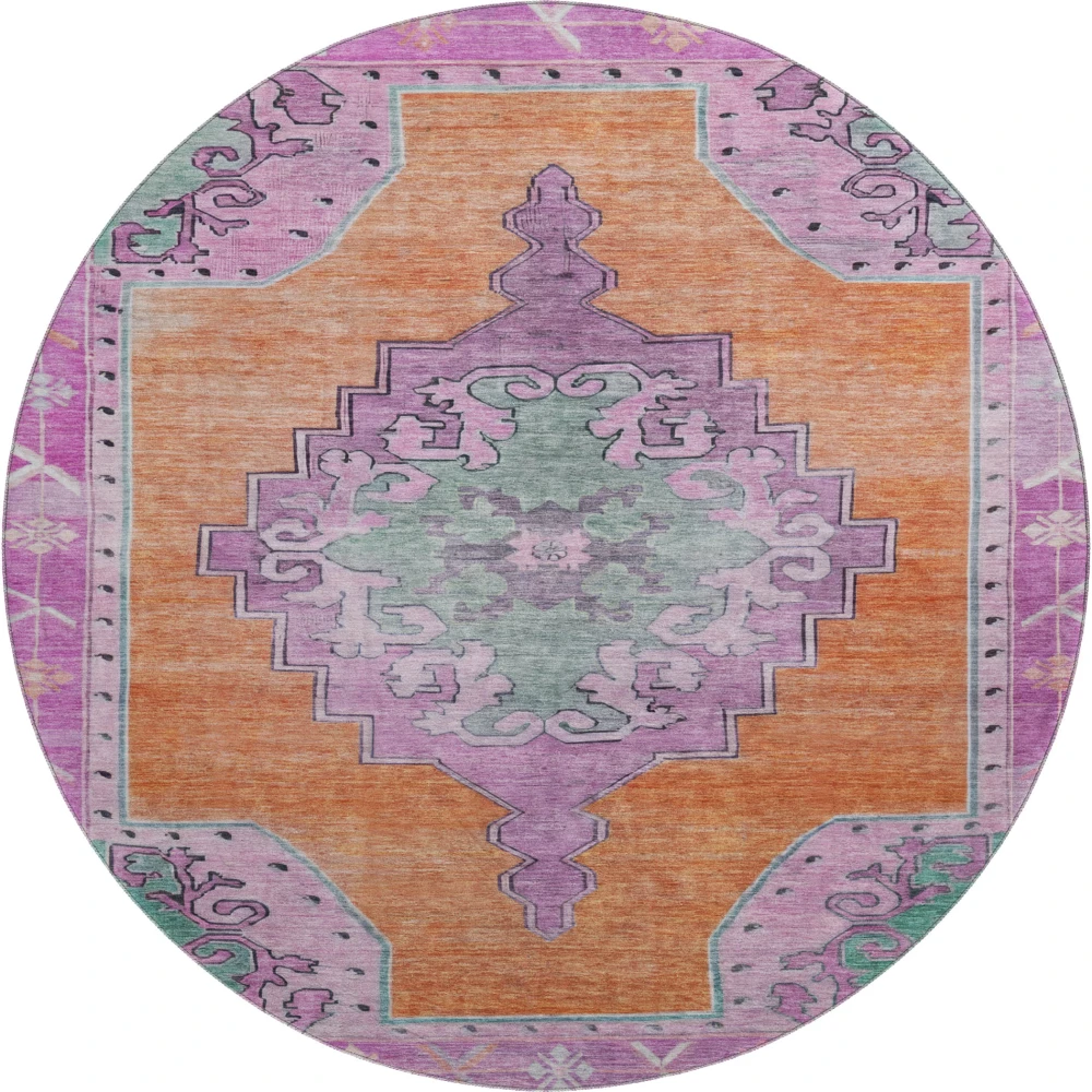 Mayfield AMF1731 Orange 8' x 8' Rug