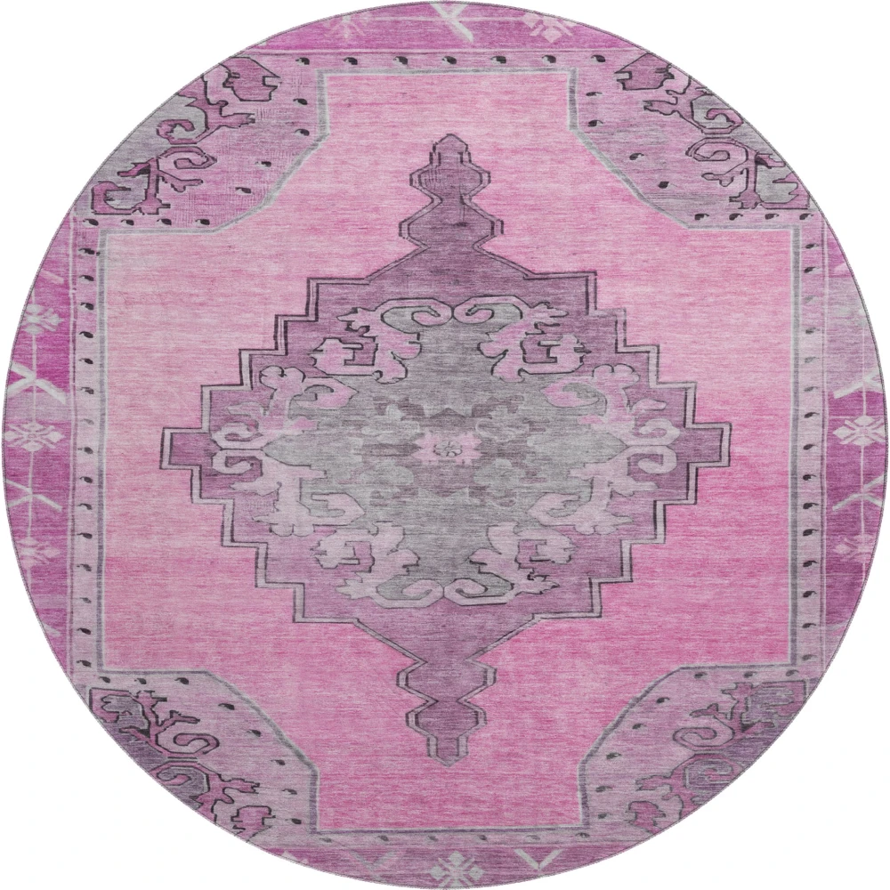 Mayfield AMF1731 Pink 8' x 8' Rug