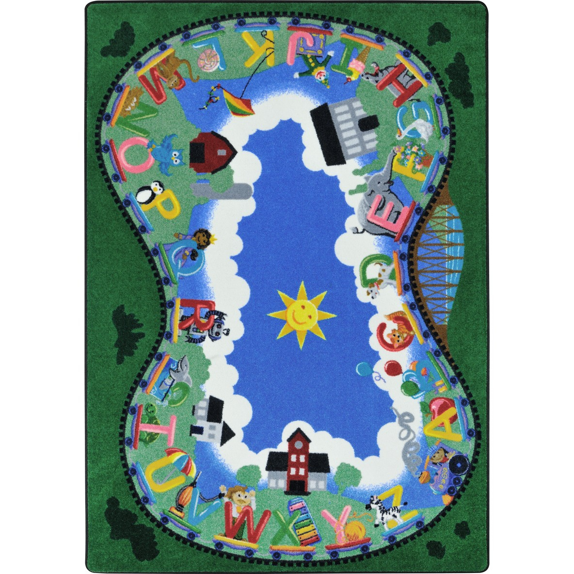 Kid Essentials Alphabet Railway 5'4