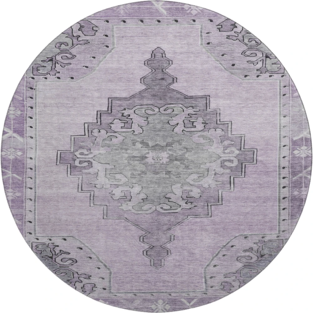 Mayfield AMF1731 Plum 8' x 8' Rug