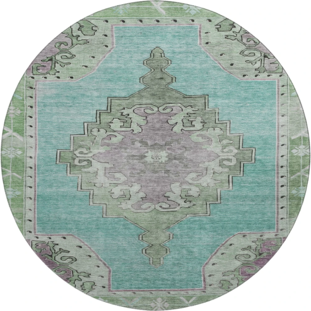 Mayfield AMF1731 Teal 8' x 8' Rug