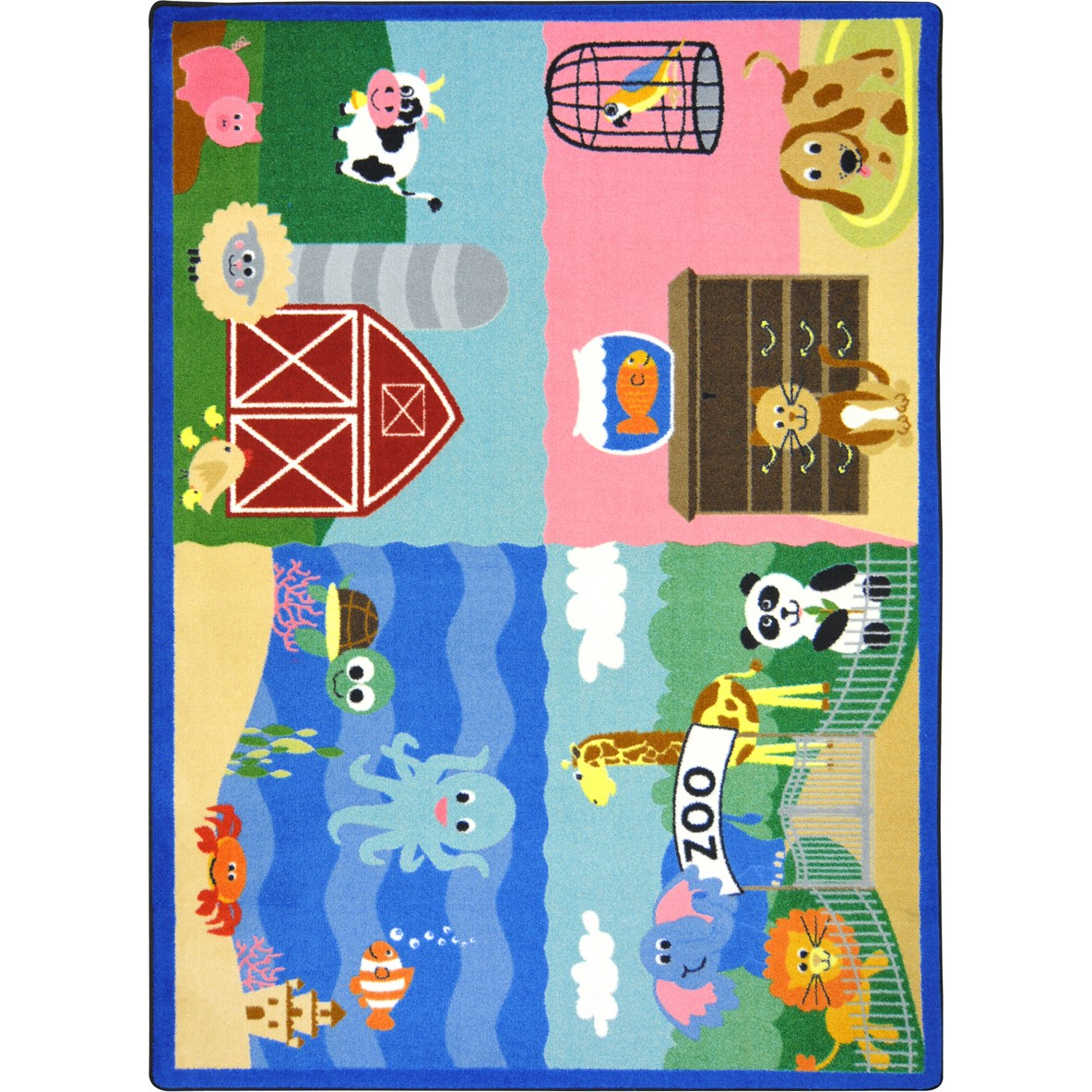 Kid Essentials Animals All Around 3'10