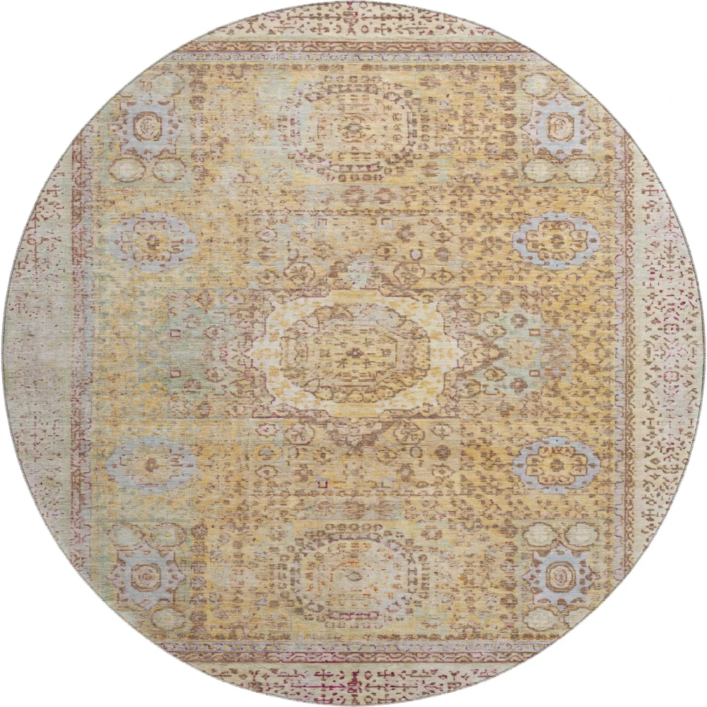 Mayfield AMF1740 Gold 8' x 8' Rug