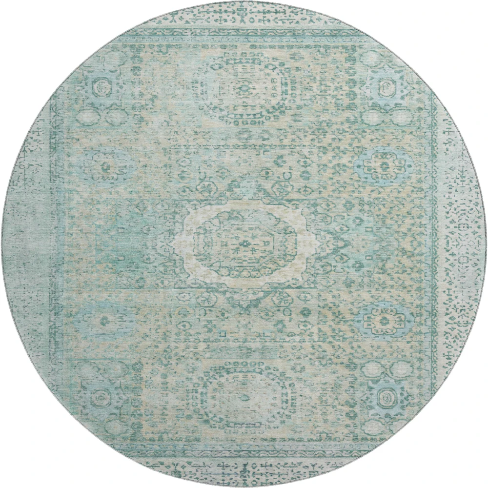Mayfield AMF1740 Turquoise 8' x 8' Rug