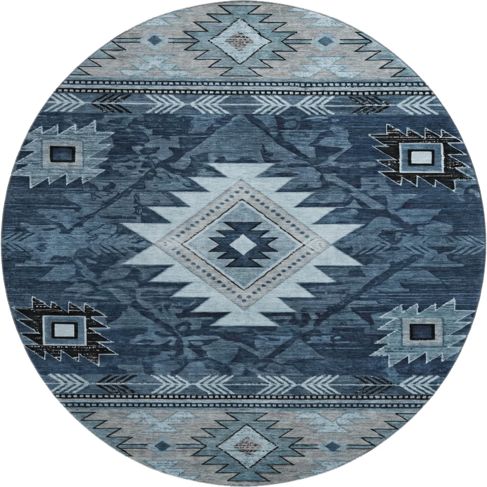Mayfield AMF1754 Blue 8' x 8' Rug