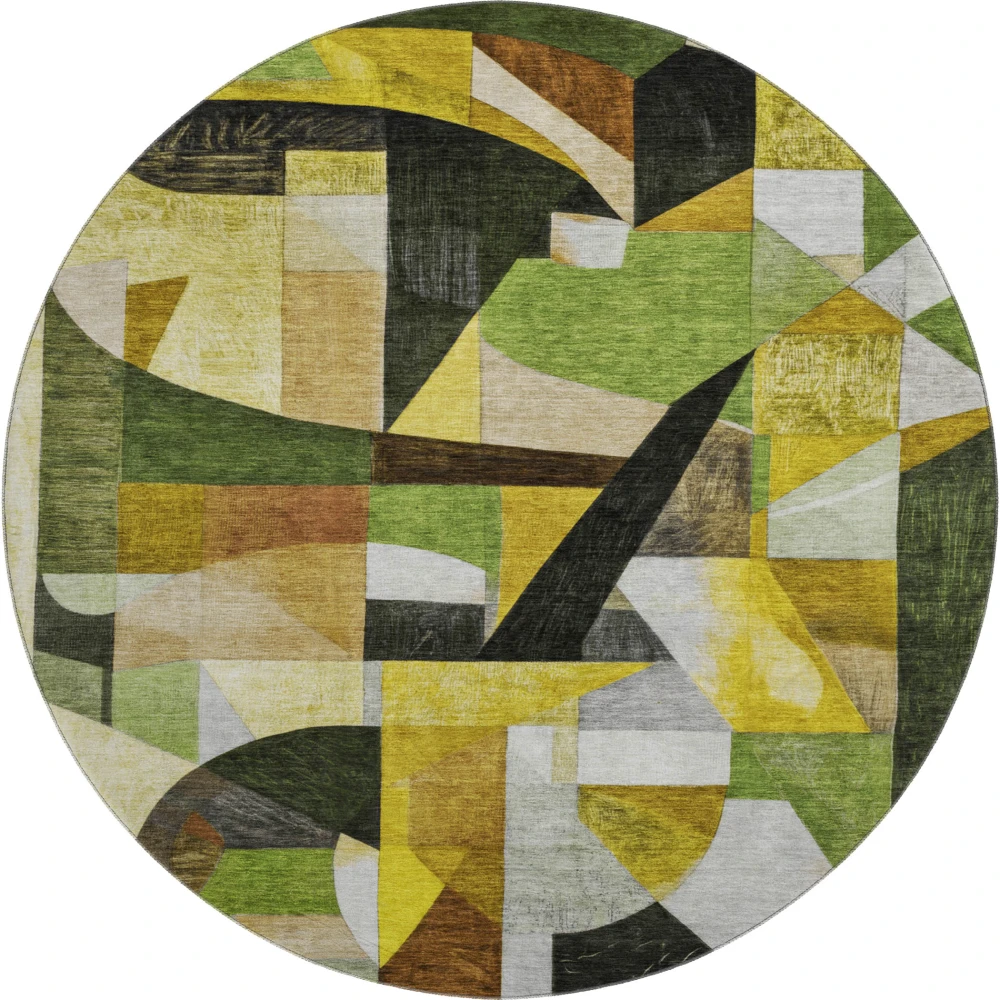 Mayfield AMF1757 Green 8' x 8' Rug