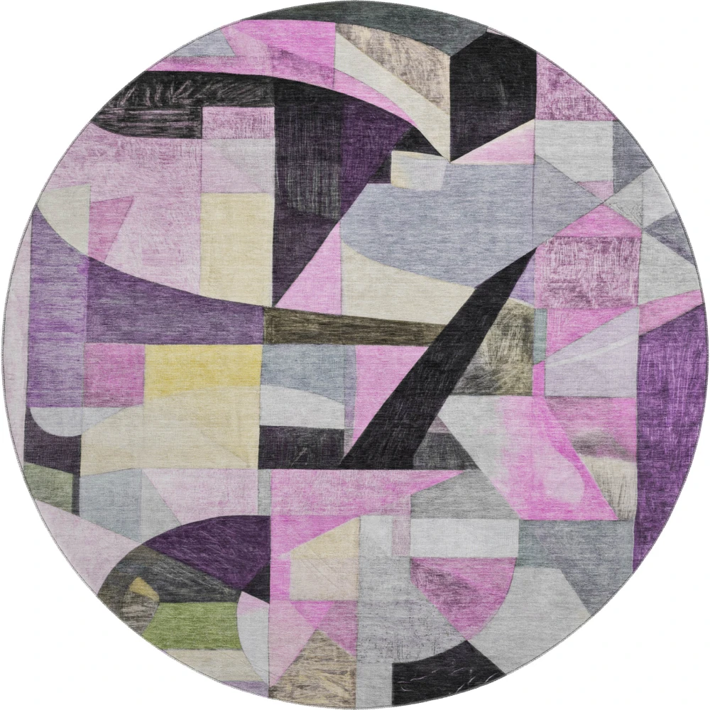 Mayfield AMF1757 Purple 8' x 8' Rug