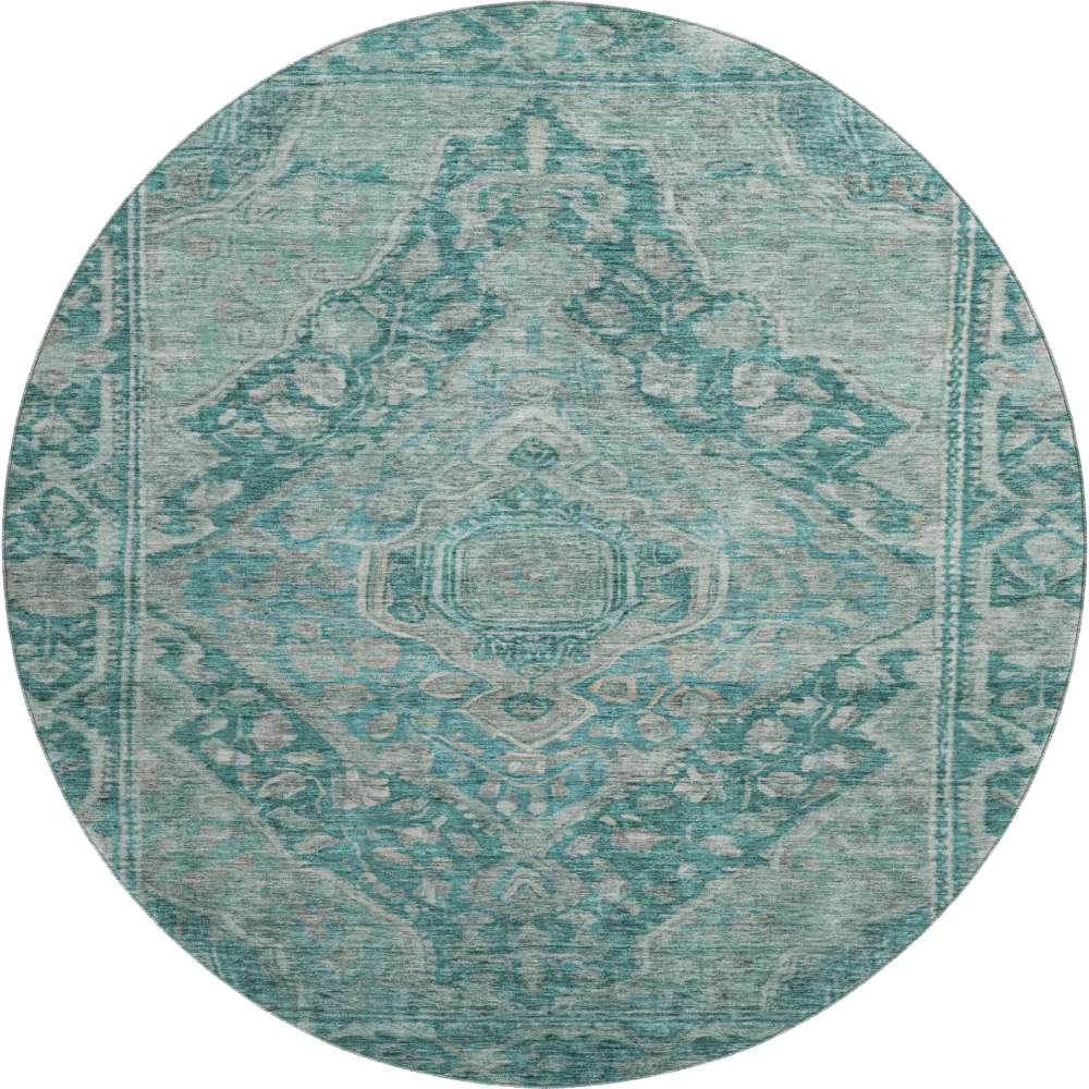 Mayfield AMF1761 Teal 8' x 8' Rug