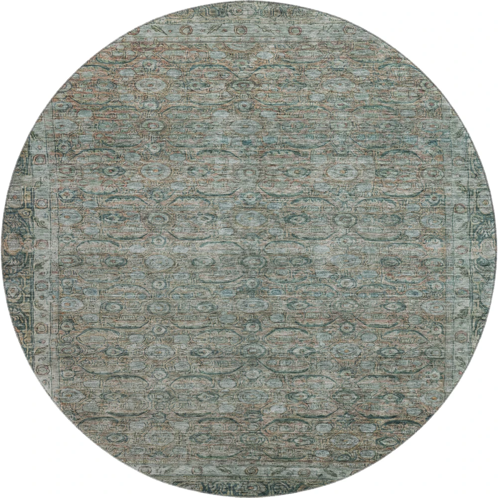 Mayfield AMF1762 Teal 8' x 8' Rug