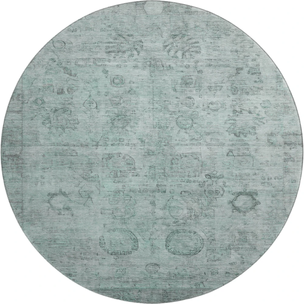 Mayfield AMF1769 Aqua 8' x 8' Rug