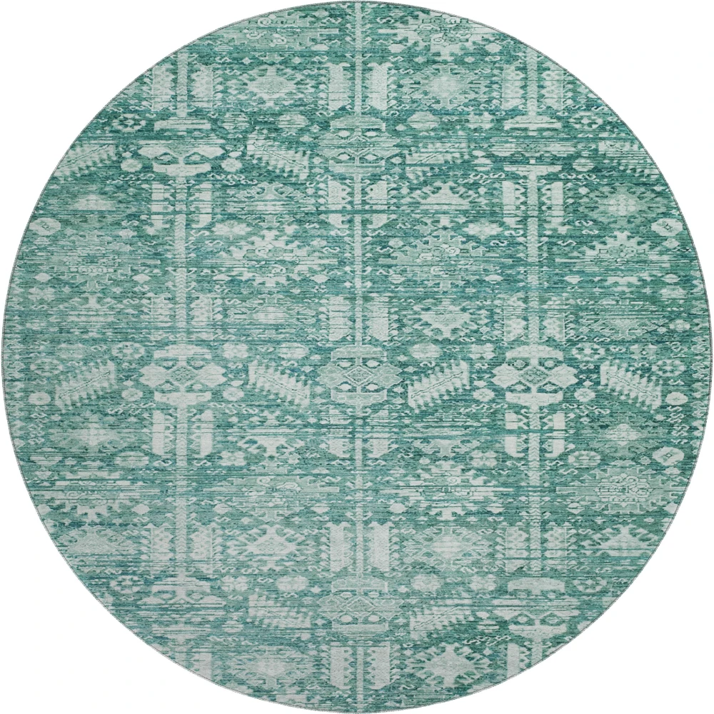 Mayfield AMF1771 Teal 8' x 8' Rug