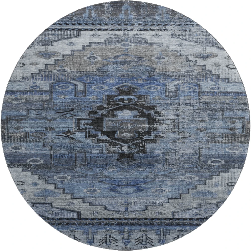 Mayfield AMF1776 Blue 8' x 8' Rug