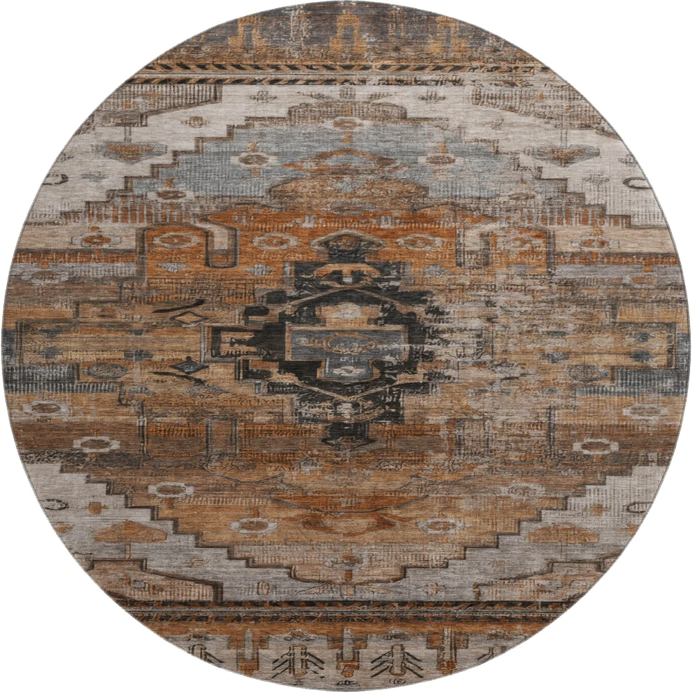Mayfield AMF1776 Terracotta 8' x 8' Rug