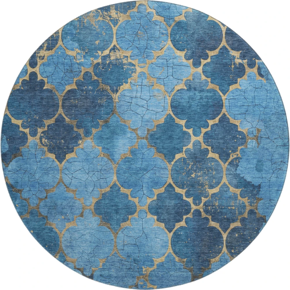 Mayfield AMF1784 Blue 8' x 8' Rug