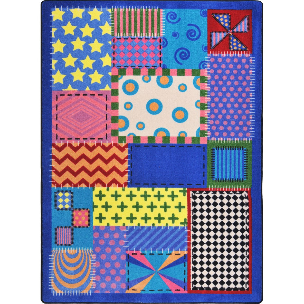 Kid Essentials Crazy Quilt 3'10